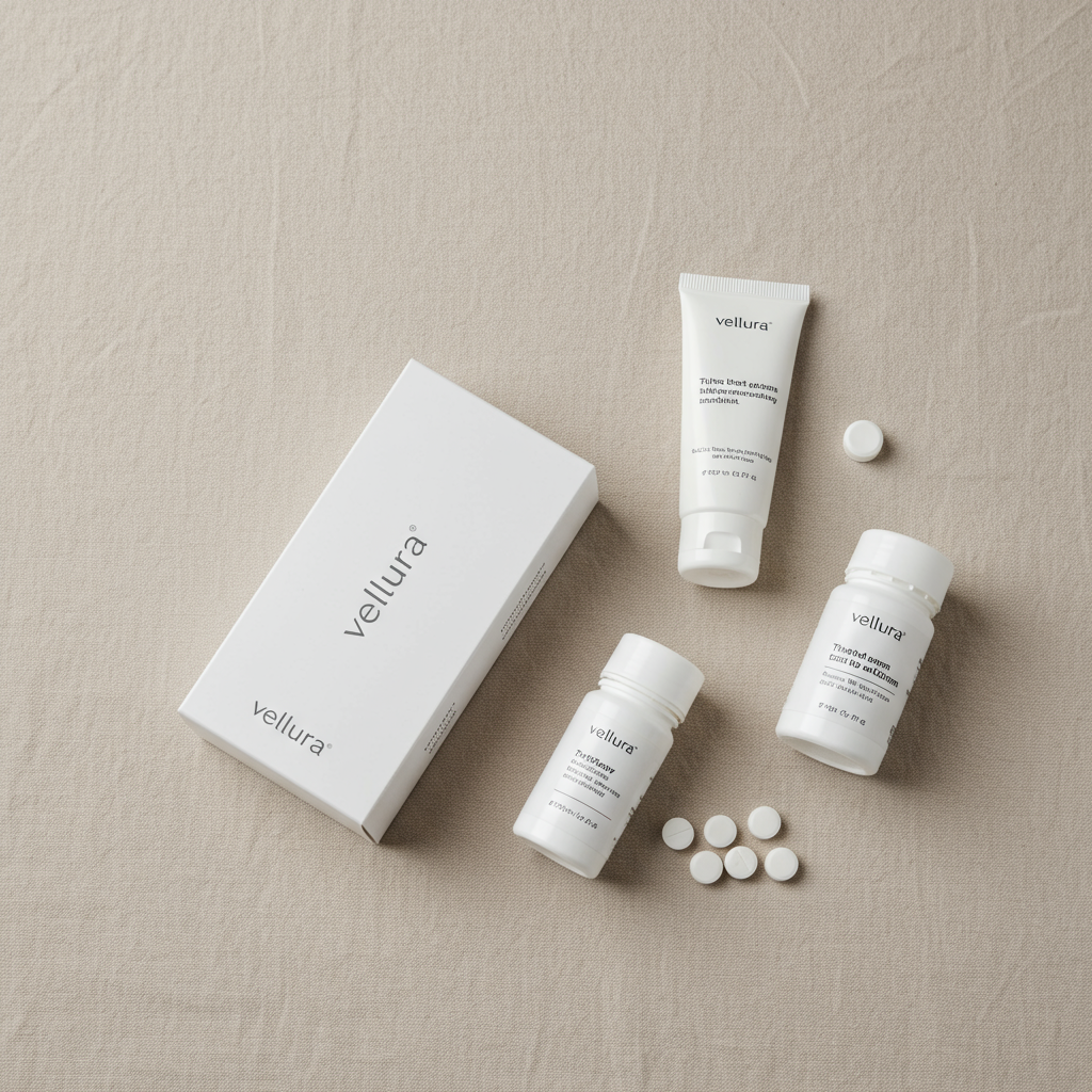 Vellura's customized therapy options like patches and creams